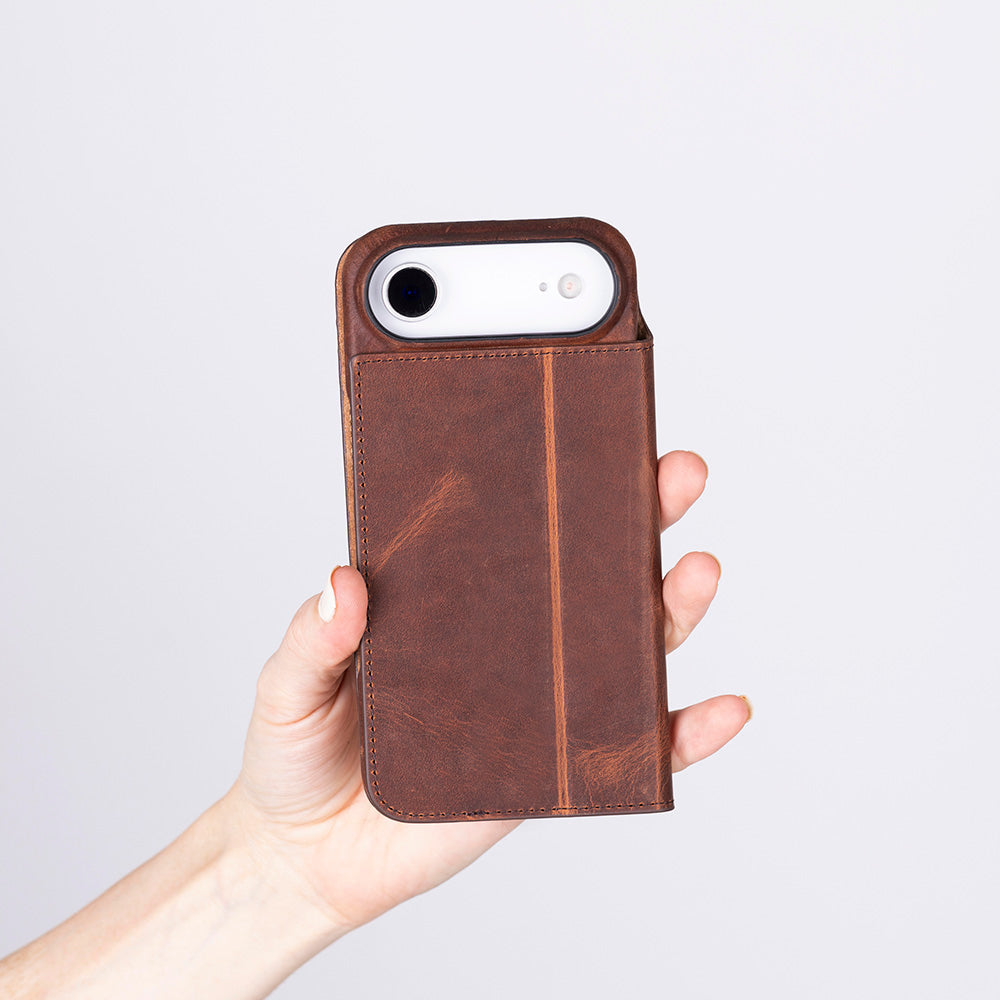 Kern Premium Leather Folio Case for iPhone 17 Air