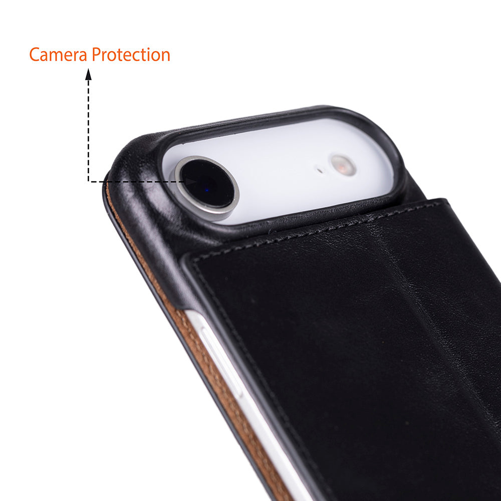 Kern Premium Leather Folio Case for iPhone 17 Air
