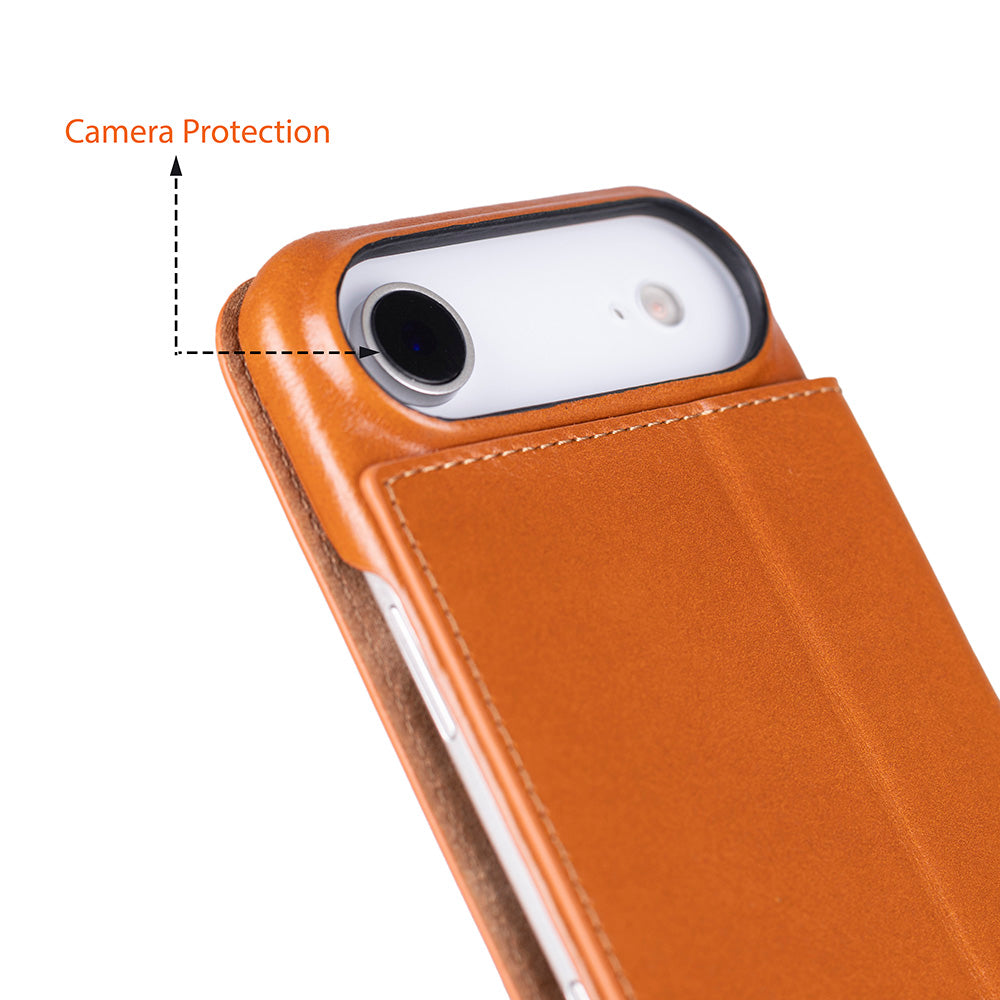 Kern Premium Leather Folio Case for iPhone 17 Air