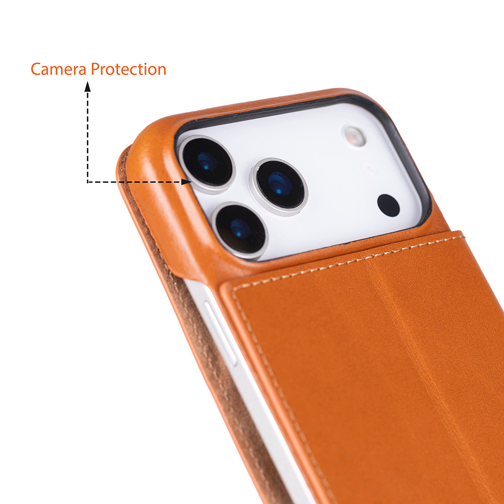 Kern Premium Leather Folio Case for iPhone 17 Pro Max