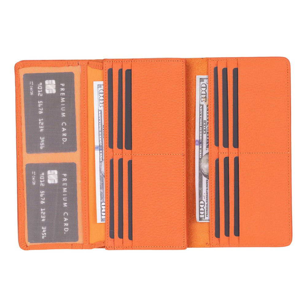 Edle Leder-Damengeldbörse