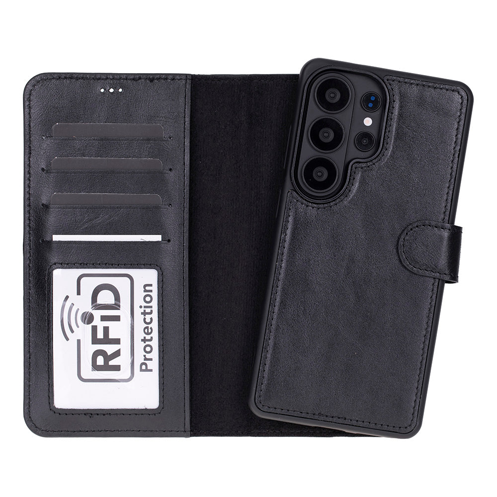 Magic Samsung Galaxy S26 Ultra Detachable Leather Wallet Case