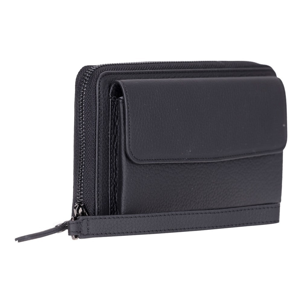 Aristo Genuine Leather Clutch Bag - Minimalist Wristlet Wallet & Pouch Bag