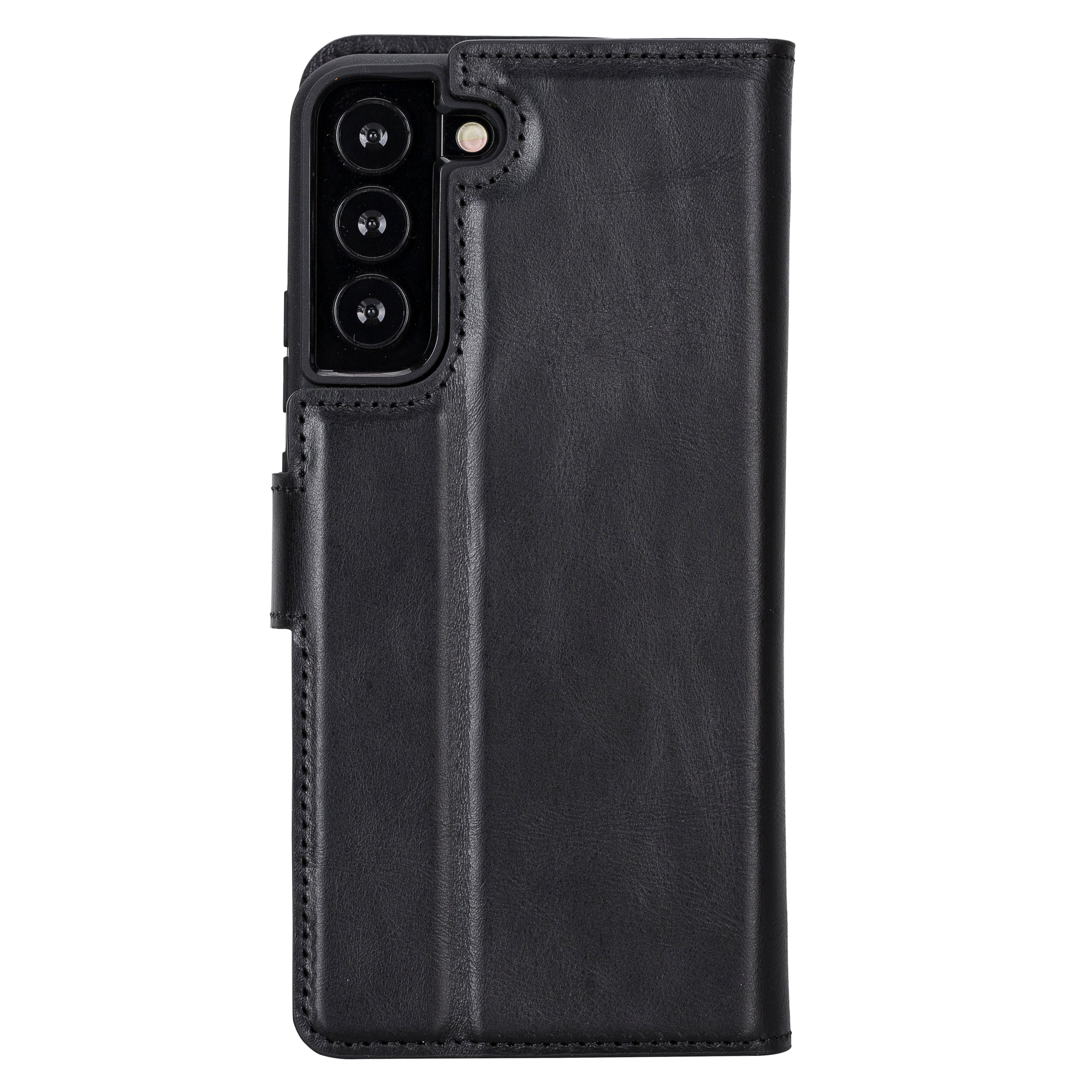 Samsung S23 Serie Abnehmbare Magic Wallet-Hülle aus Leder