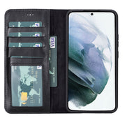 Samsung S23 Serie Abnehmbare Magic Wallet-Hülle aus Leder