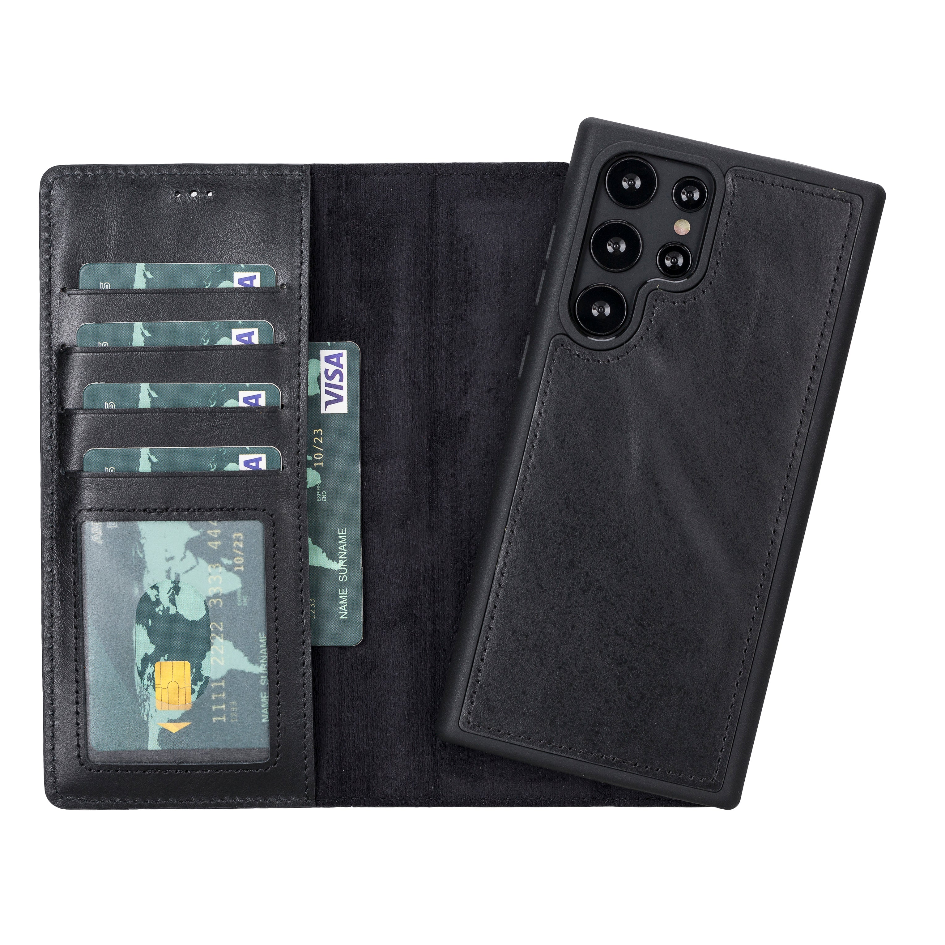 Samsung Galaxy S22 Serie Leder-Wallet-Hüllen RFID - MW