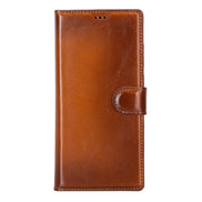 Samsung S23 Serie Abnehmbare Magic Wallet-Hülle aus Leder