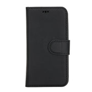 Liluri iPhone 12 Mini abnehmbare Leder-Geldbörsenhülle
