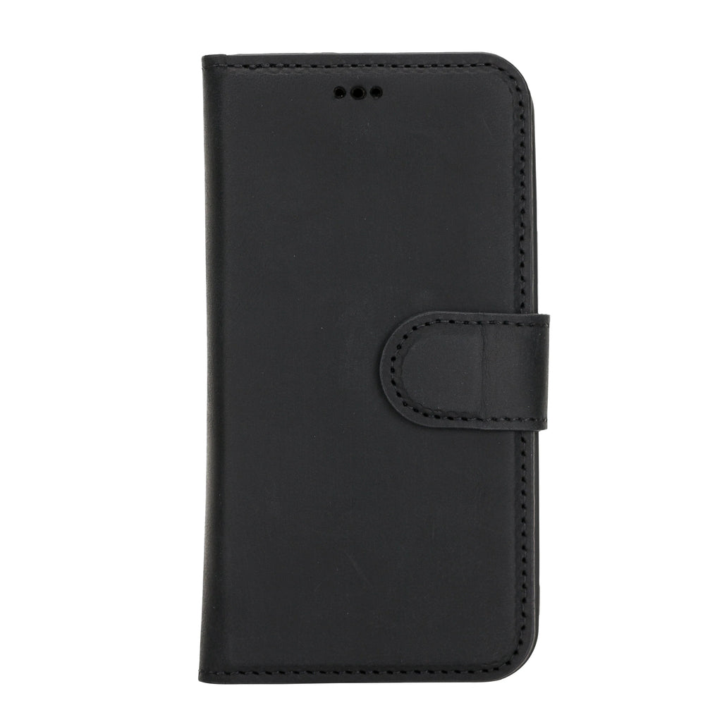 Liluri iPhone 12 Mini abnehmbare Leder-Geldbörsenhülle