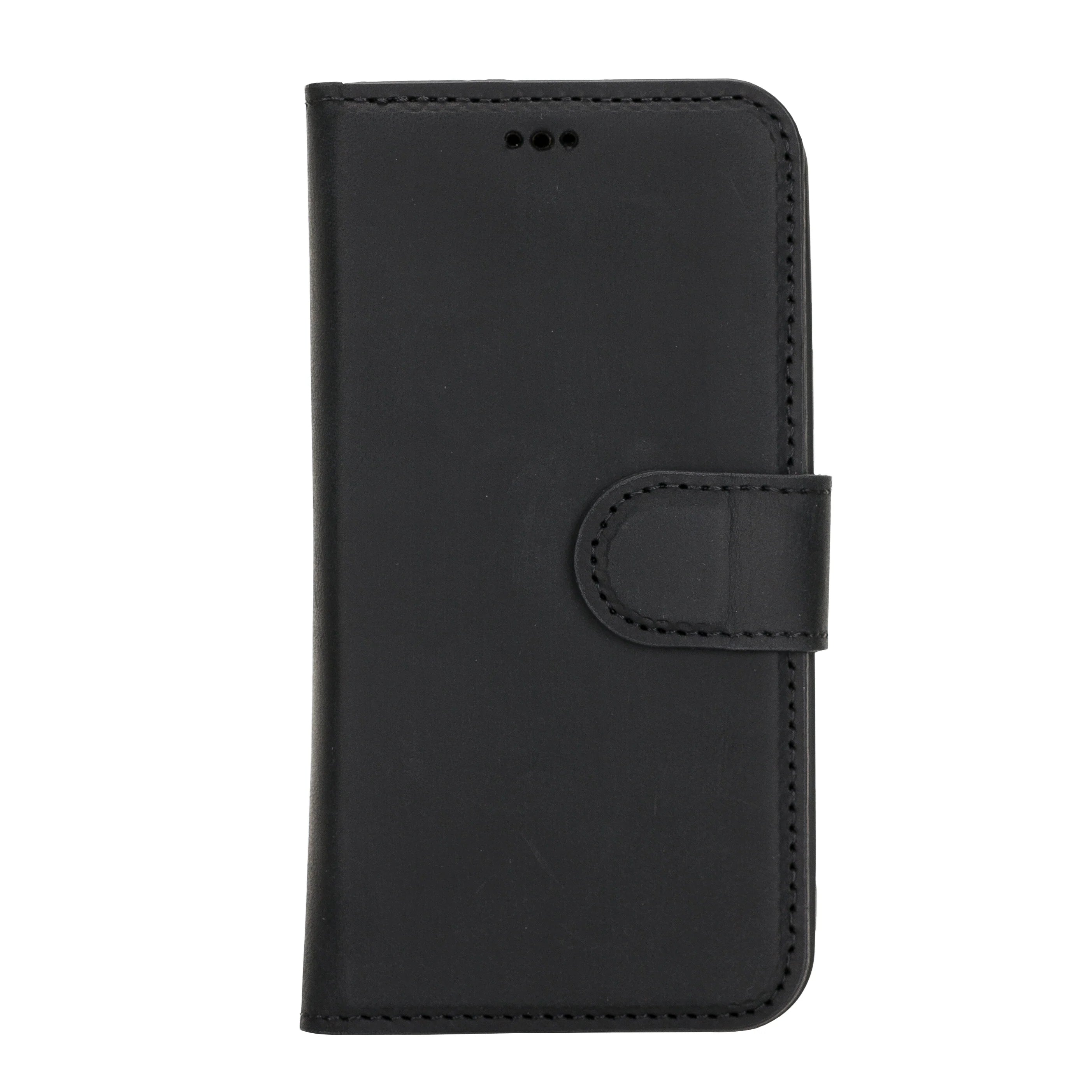 Liluri iPhone 12 Mini abnehmbare Leder-Geldbörsenhülle