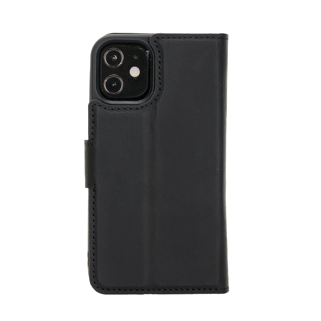 Liluri iPhone 12 Mini abnehmbare Leder-Geldbörsenhülle