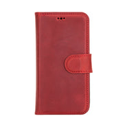 Liluri iPhone 12 Mini abnehmbare Leder-Geldbörsenhülle