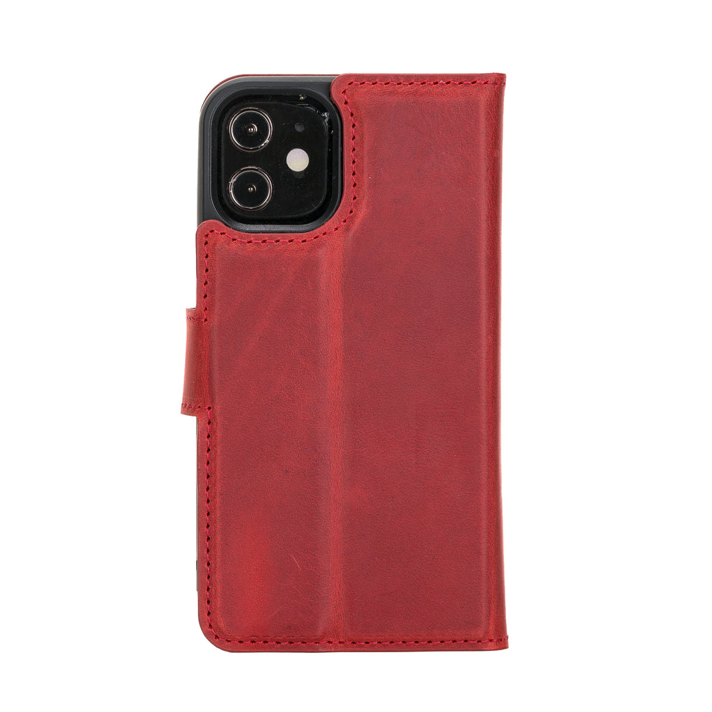 Liluri iPhone 12 Mini abnehmbare Leder-Geldbörsenhülle