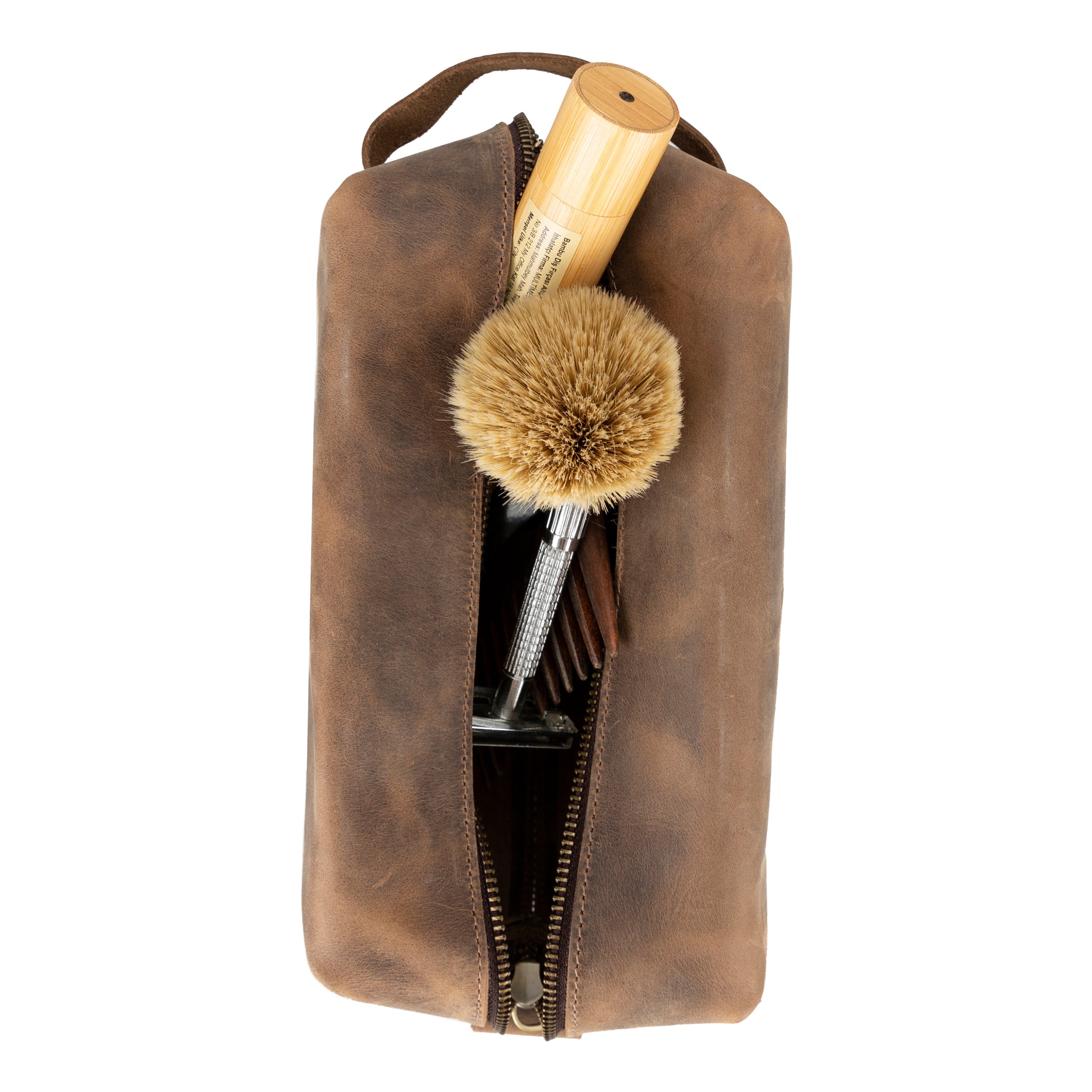 Eve Kosmetiktasche aus echtem Leder