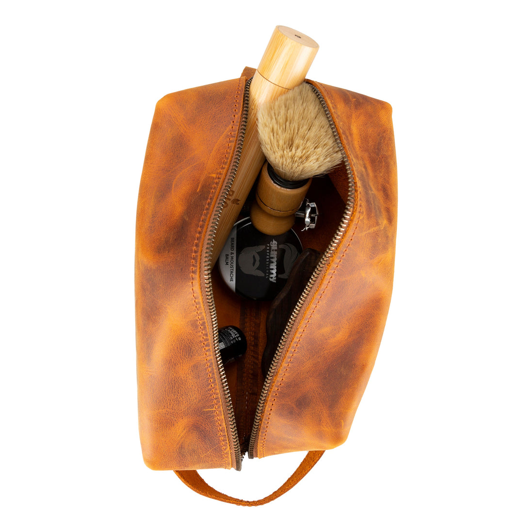 Eve Kosmetiktasche aus echtem Leder