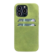 Rock Cover iPhone 13 Pro Lederhülle mit Kartenhalter