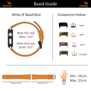 Ferro-Lederarmbänder für Fitbit Inspire Uhren