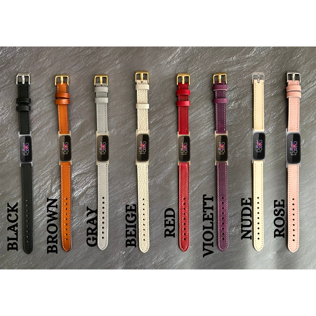 Ferro-Lederarmbänder für Fitbit Inspire Uhren