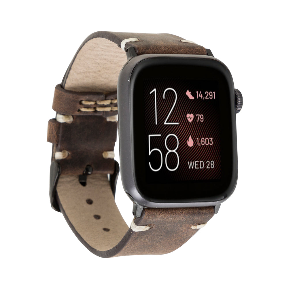 Classic Leather Fitbit Versa Watch Band