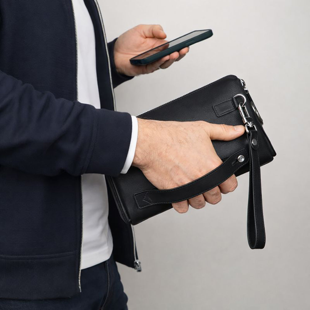 Clutch-Tasche aus Lupusleder