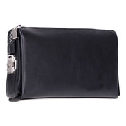 Lupus Leather Clutch Bag