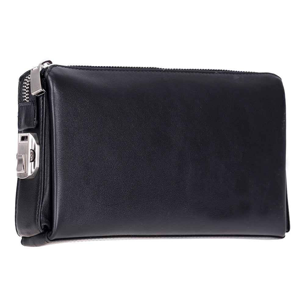 Lupus Leather Clutch Bag