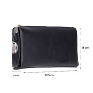 Lupus Leather Clutch Bag