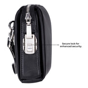 Lupus Leather Clutch Bag