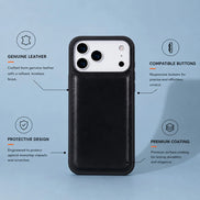 Flex Cover I Phone 17 Pro Max Leather Case
