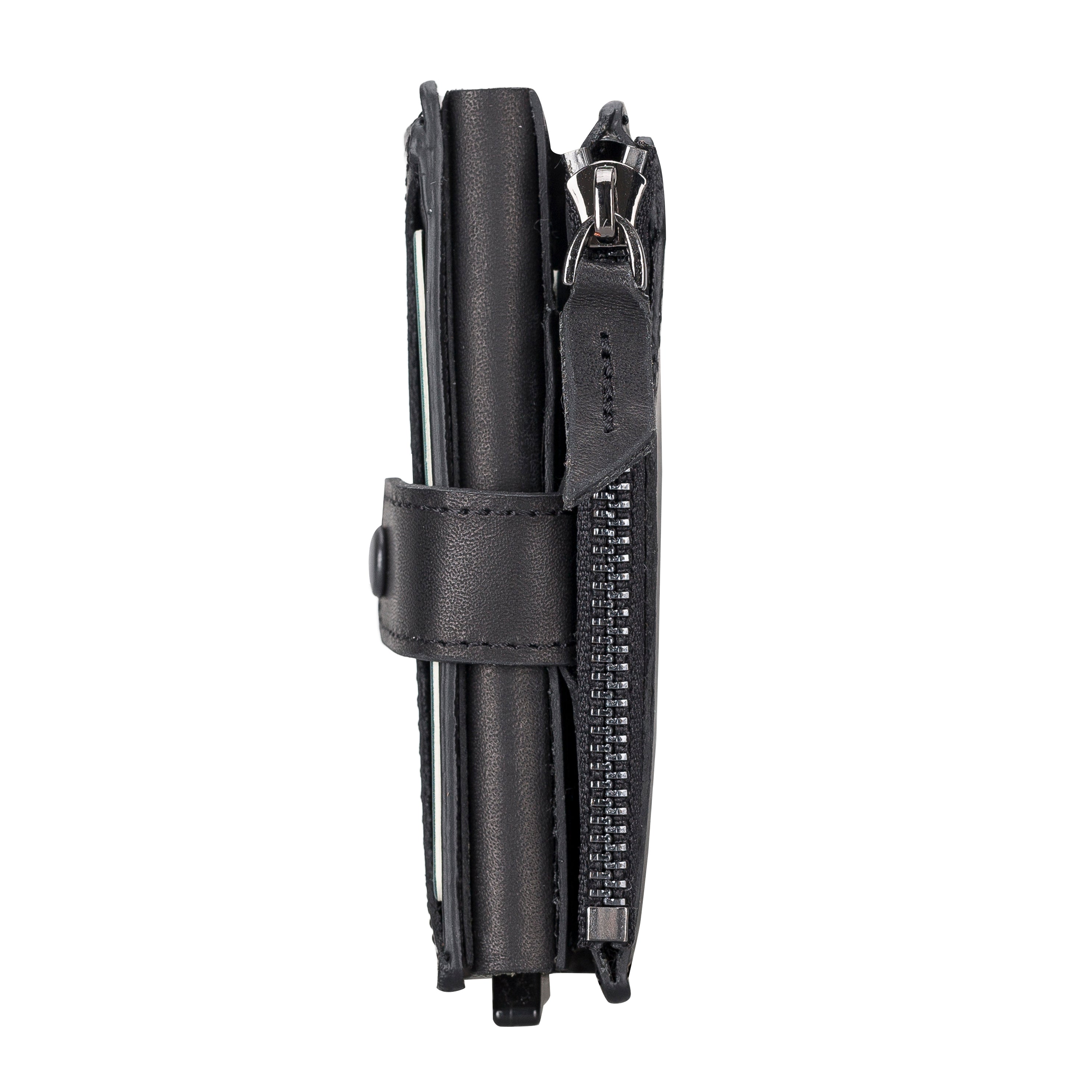 Geldbörse aus Leder mit Pop-Up-Kartenhalter