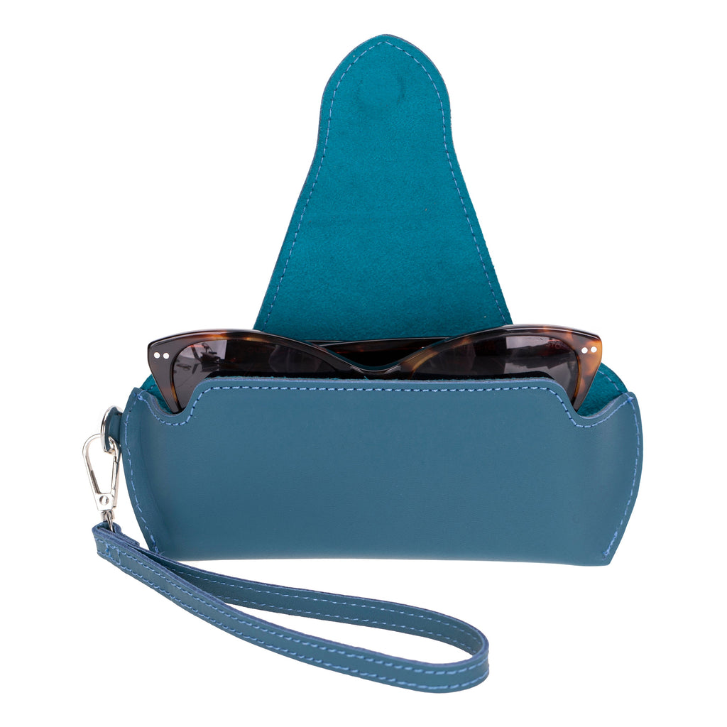 Riviera Genuine Leather Glasses Case – Handmade Eyeglass & Sunglasses Cover for Men & Women