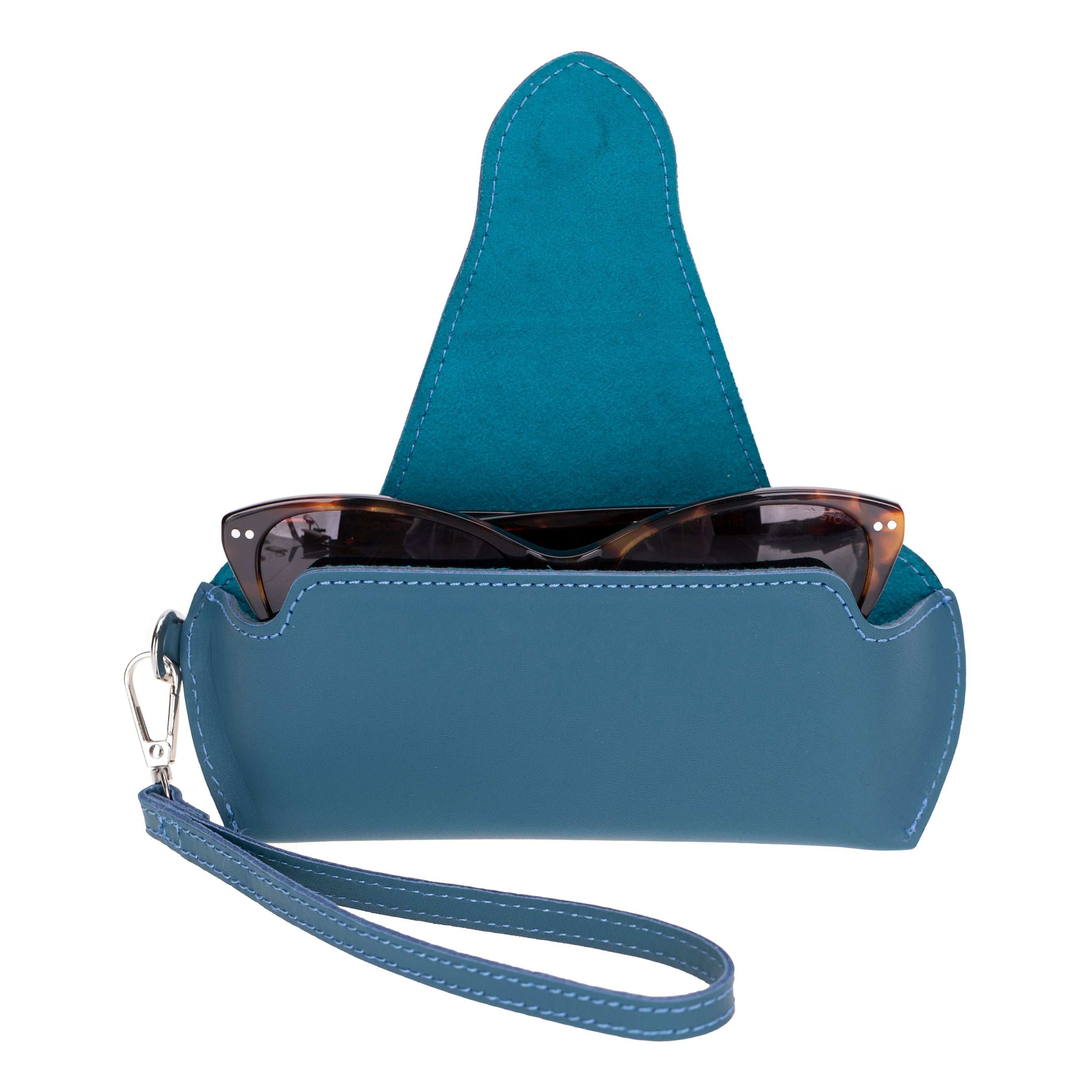 Riviera Genuine Leather Glasses Case – Handmade Eyeglass & Sunglasses Cover for Men & Women