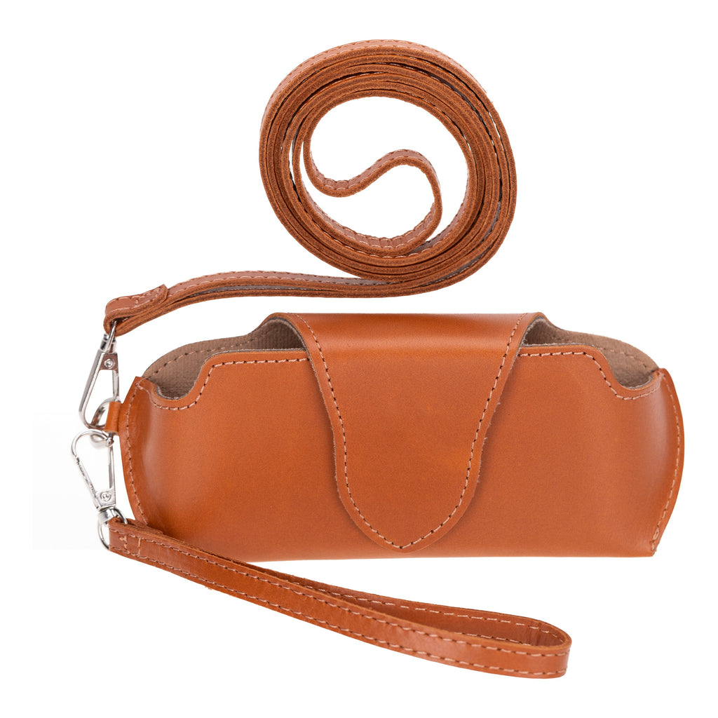 Riviera Genuine Leather Glasses Case – Handmade Eyeglass & Sunglasses Cover for Men & Women