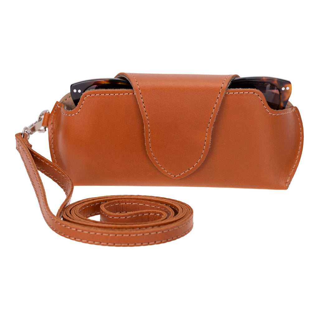 Riviera Genuine Leather Glasses Case – Handmade Eyeglass & Sunglasses Cover for Men & Women
