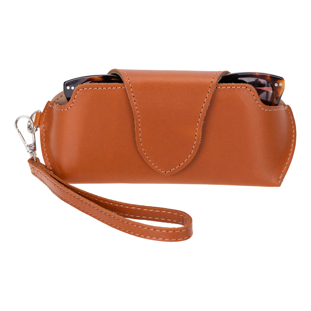 Riviera Genuine Leather Glasses Case – Handmade Eyeglass & Sunglasses Cover for Men & Women