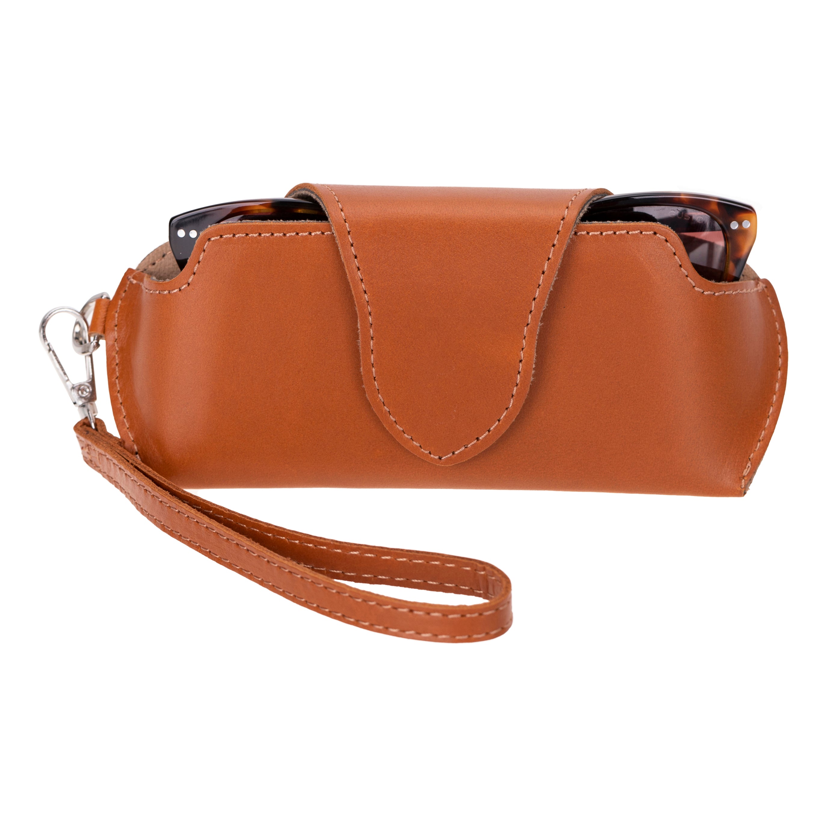 Riviera Genuine Leather Glasses Case – Handmade Eyeglass & Sunglasses Cover for Men & Women
