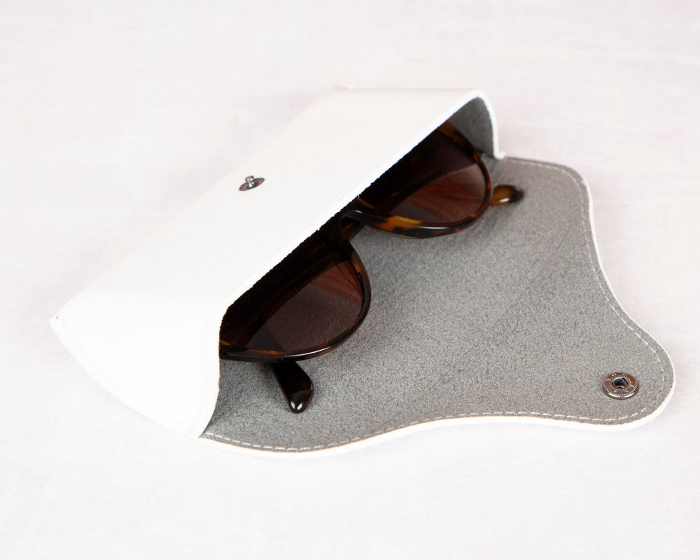 Roan Genuine Leather Glasses Case – Handmade Eyeglass & Sunglasses Cover for Men & Women