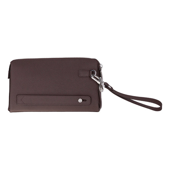Lupus Leather Clutch Bag