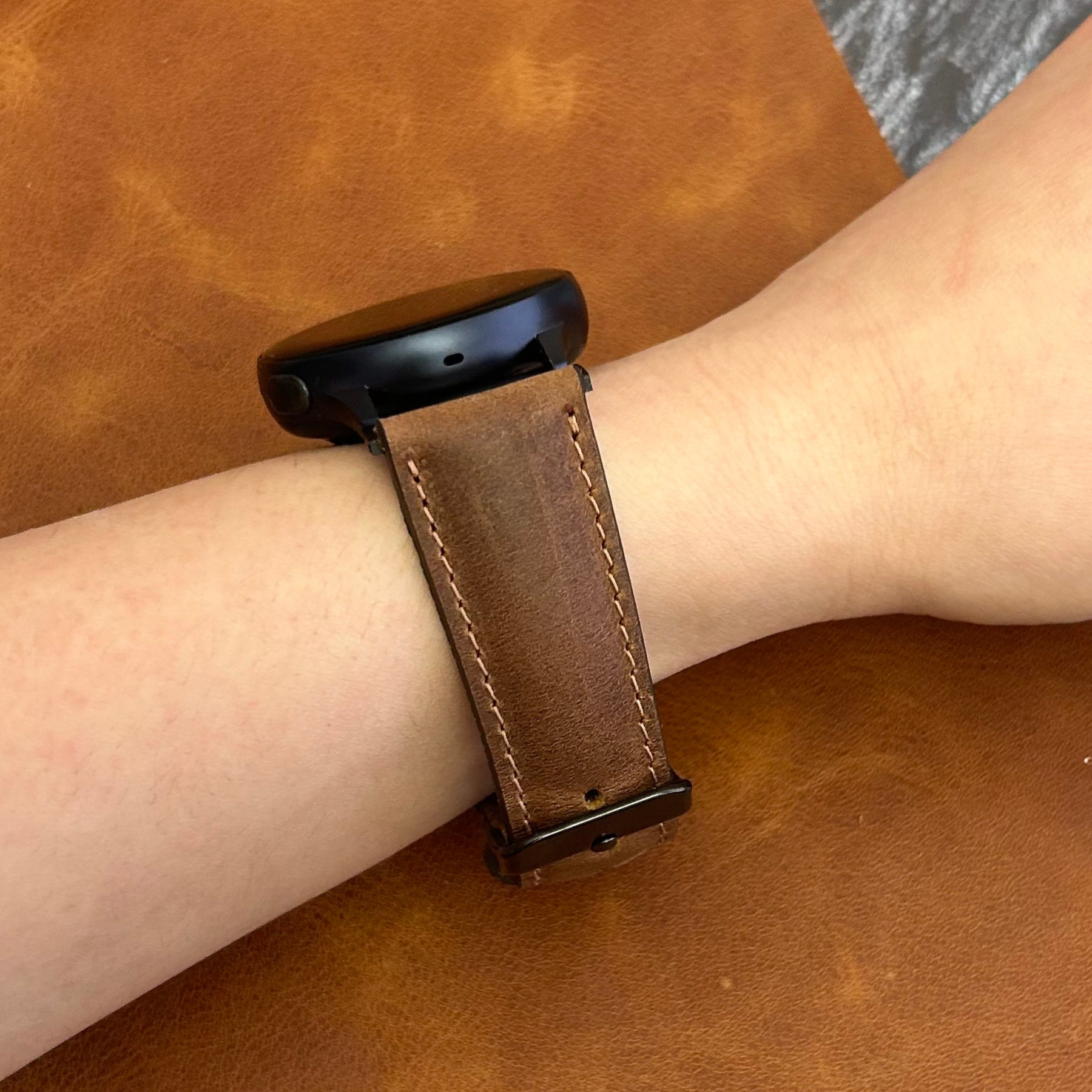 Klassische Lederarmbänder für Samsung Smartwatches
