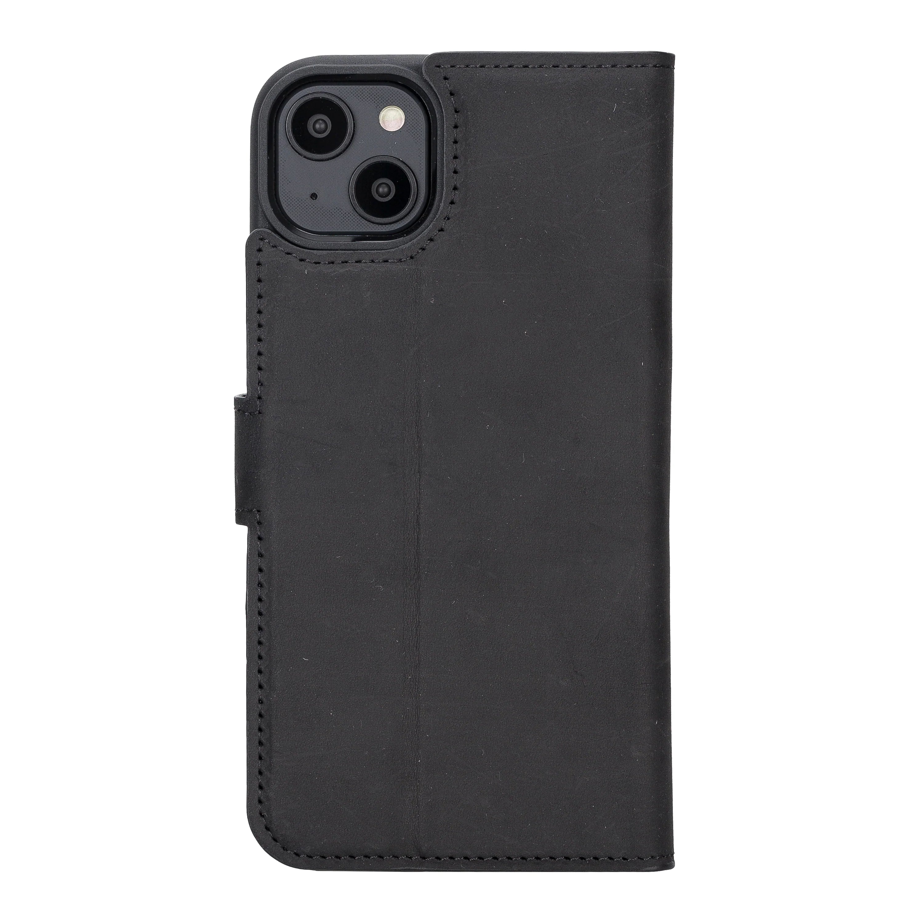 Liluri iPhone 14 Plus abnehmbare Leder-Brieftaschenhülle