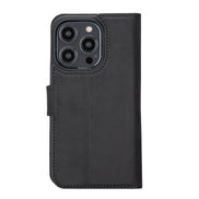 Liluri I Phone 14 Pro Detachable Leather Wallet Case