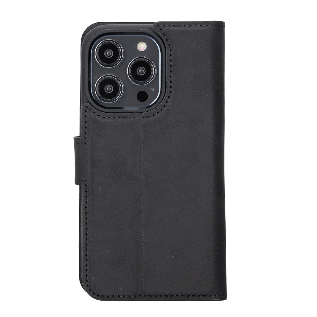 Liluri iPhone 14 Pro abnehmbare Leder-Brieftaschenhülle