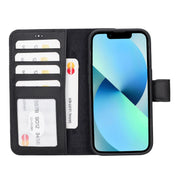 Liluri I Phone 14 Pro Detachable Leather Wallet Case