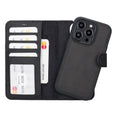 Liluri iPhone 14 Pro abnehmbare Leder-Brieftaschenhülle
