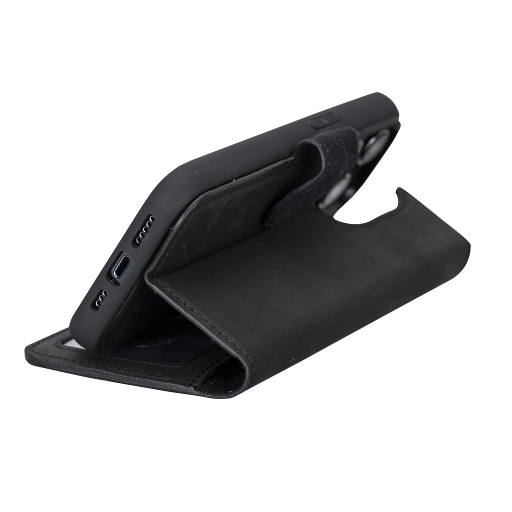 Liluri iPhone 14 Pro abnehmbare Leder-Brieftaschenhülle