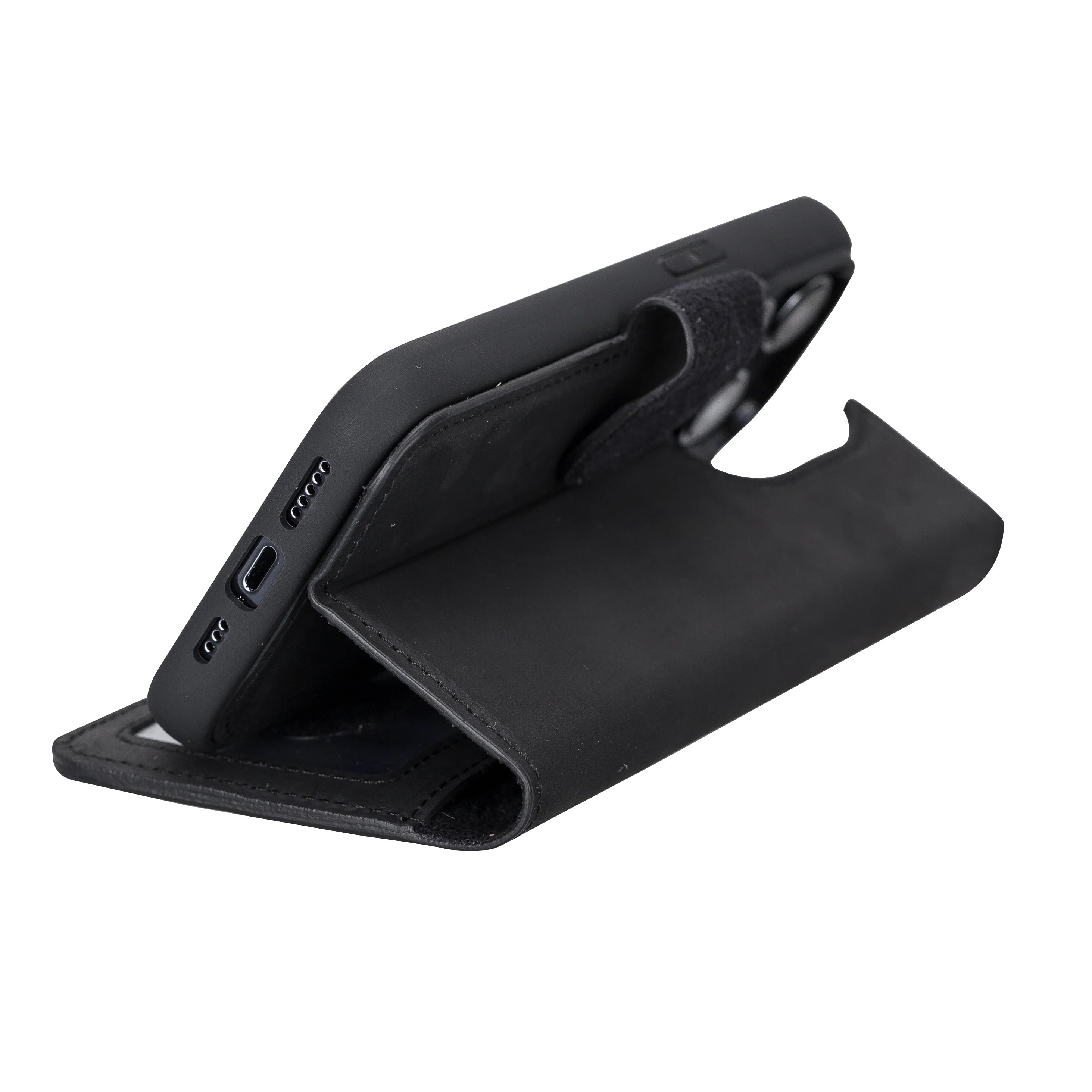 Liluri iPhone 14 Pro abnehmbare Leder-Brieftaschenhülle
