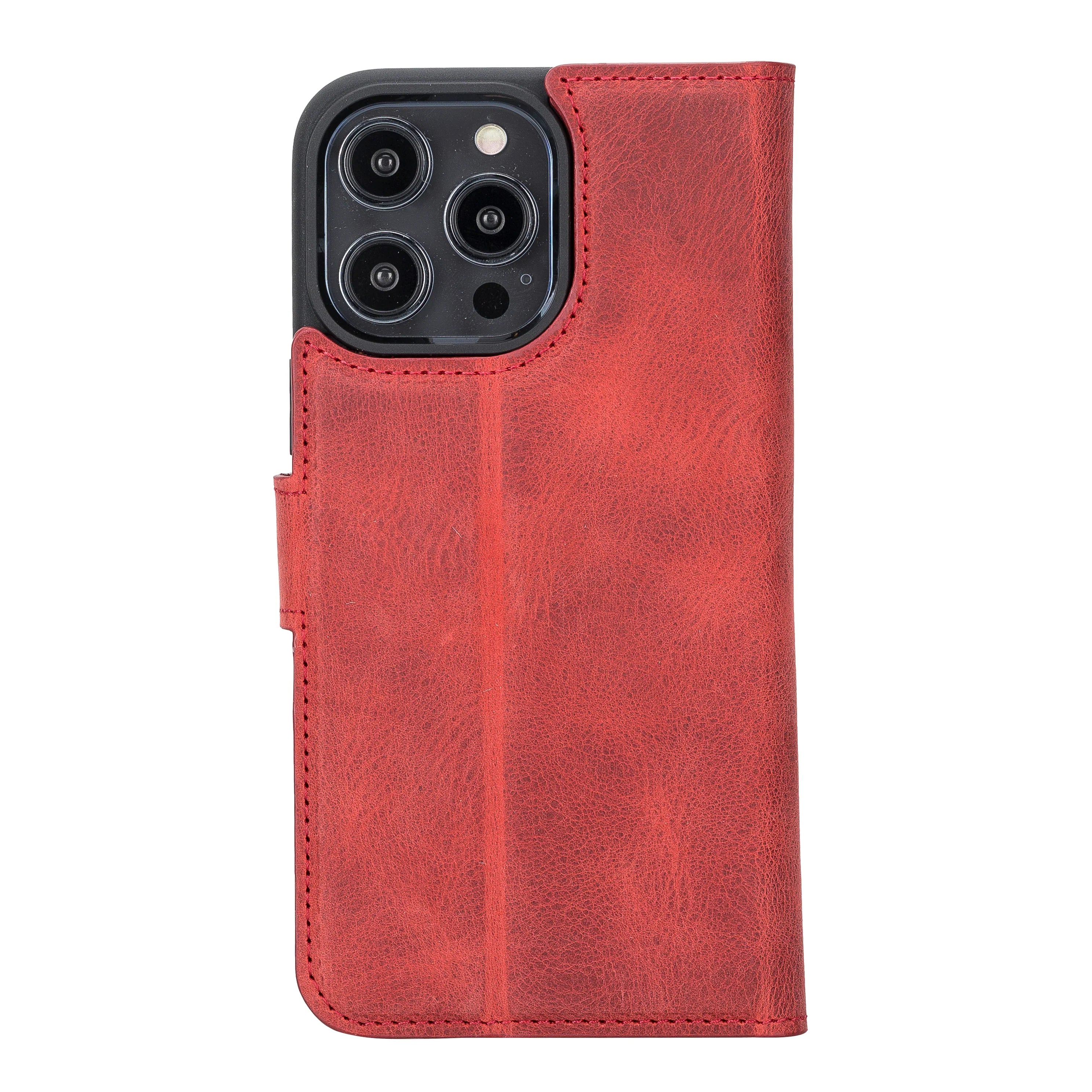 Liluri I Phone 14 Pro Max Detachable Leather Wallet Case