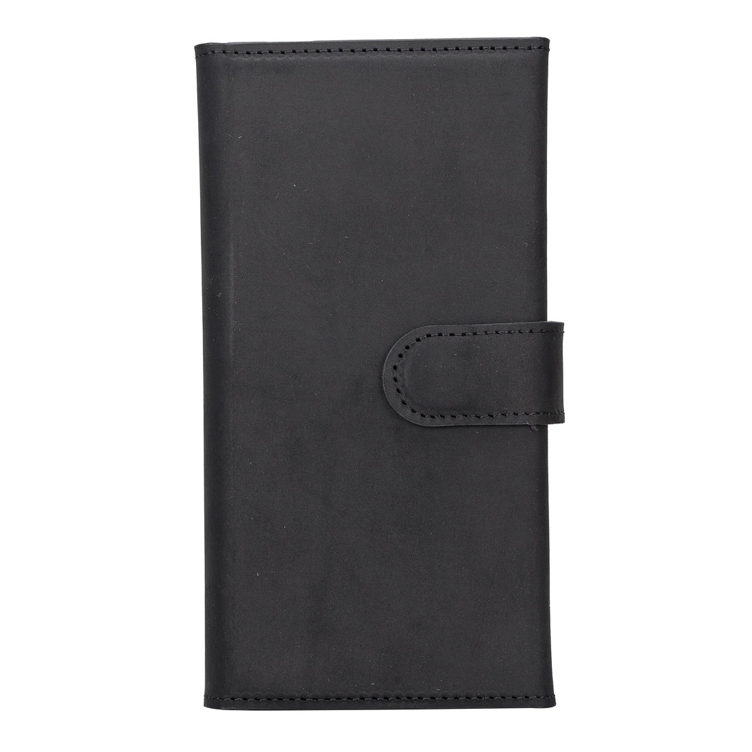 Weihnachtsmann iPhone 14 Plus Leder-Brieftaschenhülle mit abnehmbarem Verschluss