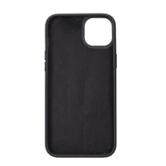 Weihnachtsmann iPhone 14 Plus Leder-Brieftaschenhülle mit abnehmbarem Verschluss