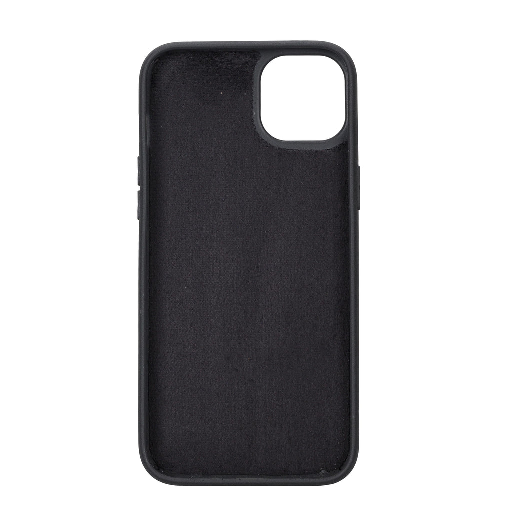 Weihnachtsmann iPhone 14 Plus Leder-Brieftaschenhülle mit abnehmbarem Verschluss